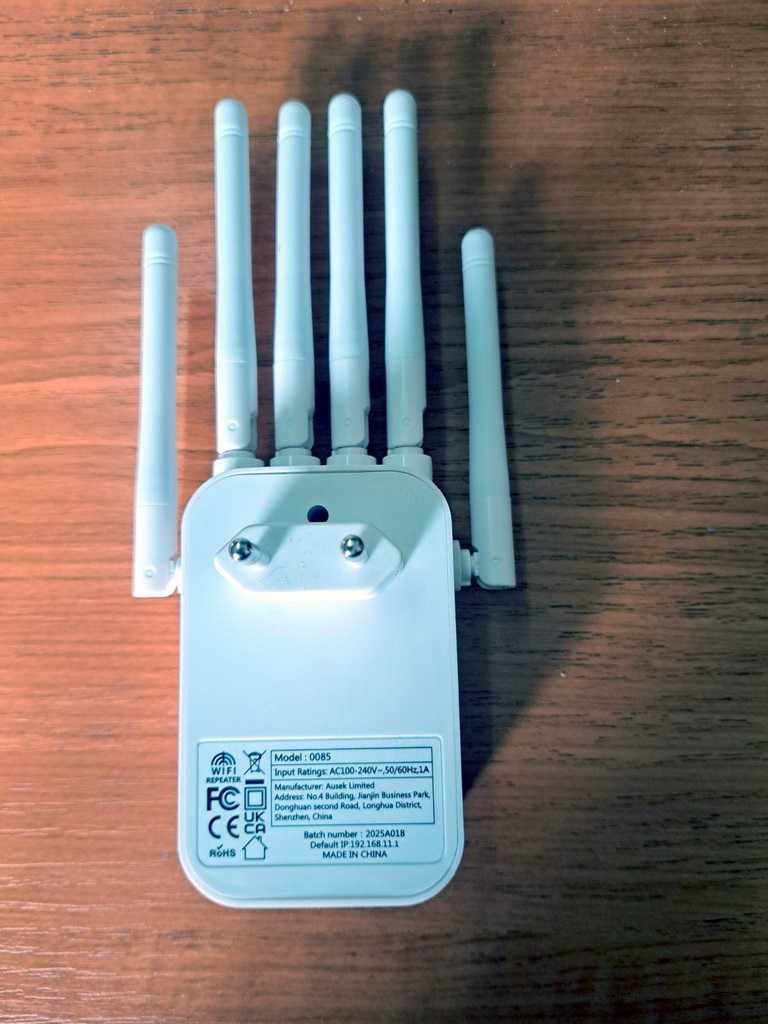 Wi-Fi репітер. Ретранслятор. Підсилювач сигналу Wi-Fi 2.4 GHz 300 МБ/с