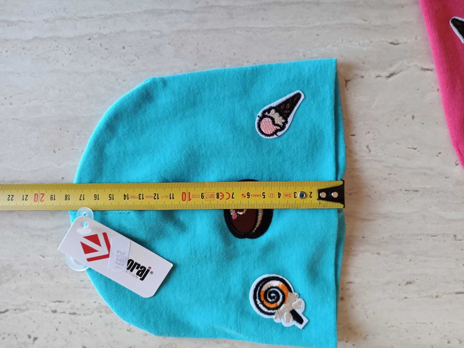 2 nowe czapeczki lekkie moraj