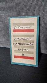 500 zagadek dla miłośników książek - J. S. Kopczewski