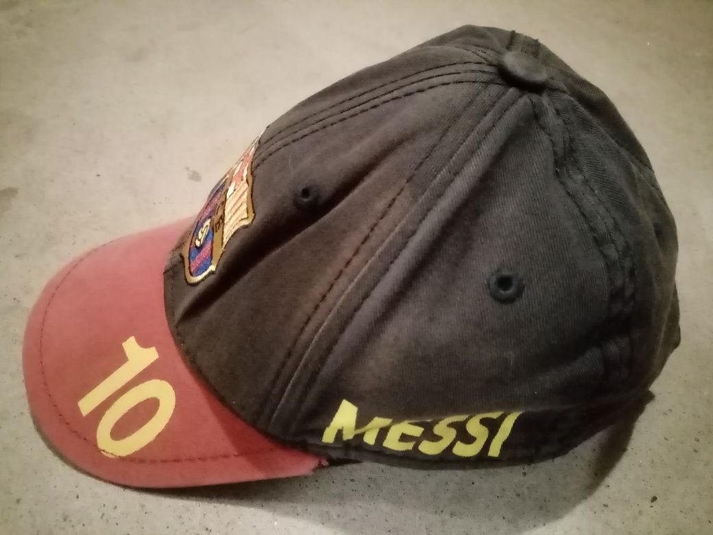 FCB FC Barcelona Messi Czapka czapeczka bejsbolówka piłkarska 6-10lat