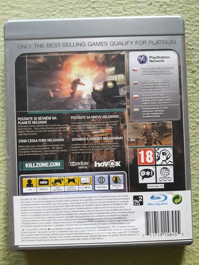 Sprzedam gre KILLZONE 2