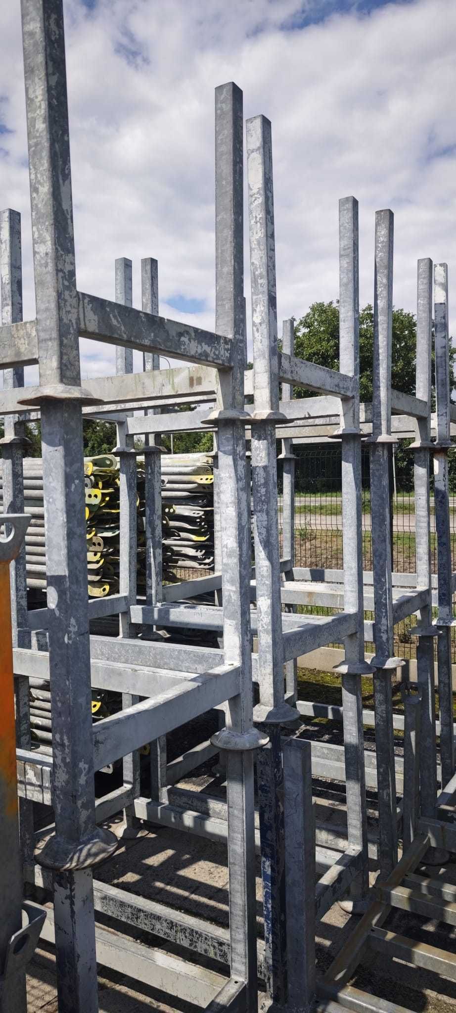 Kosze modułowe ocynk kosz transportowy na stemple rusztowanie podpory