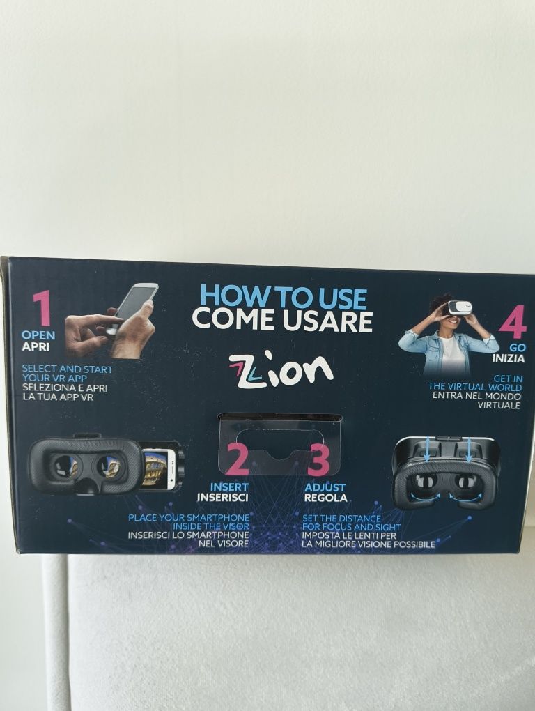 Óculos realidade virtual Zion