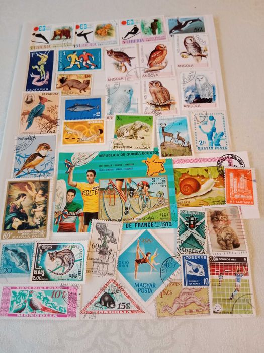 znaczki pocztowe mix świata 250 szt. FAUNA