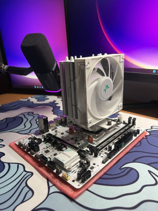 Комплект ryzen 5 5500 + soyo b450m