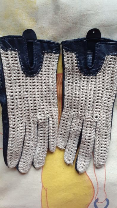 Перчатки для вождения Dents(Великобритания), черная кожа S.