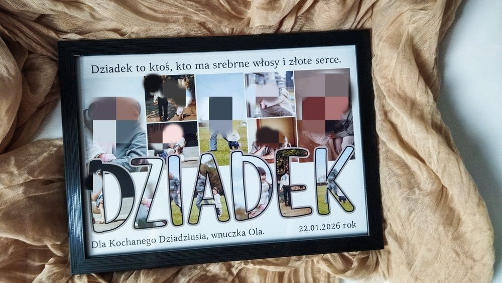 Plakat z okazji dnia dziadka