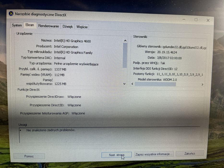 Laptop Acer 17,3 cala 120GB SSD+1TB HDD