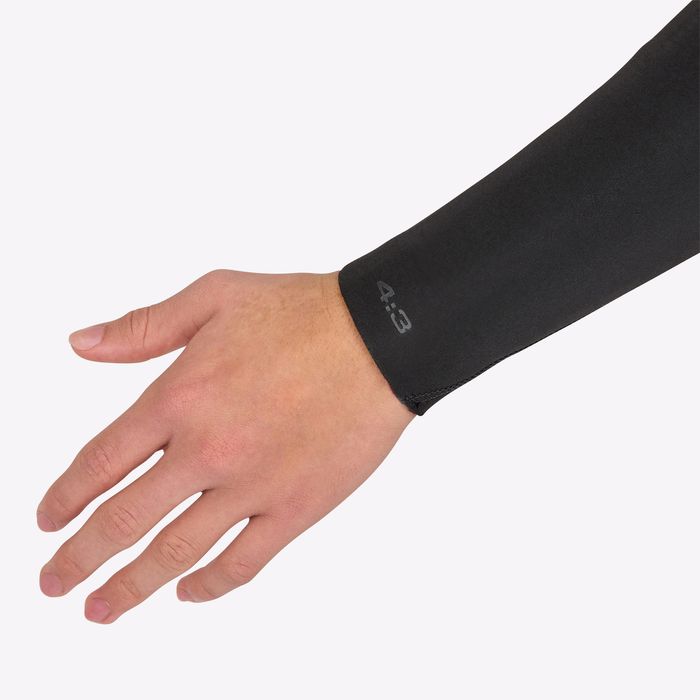 Fato de Surf Homem Fecho frontal 4/3 mm - Session Preto Azul