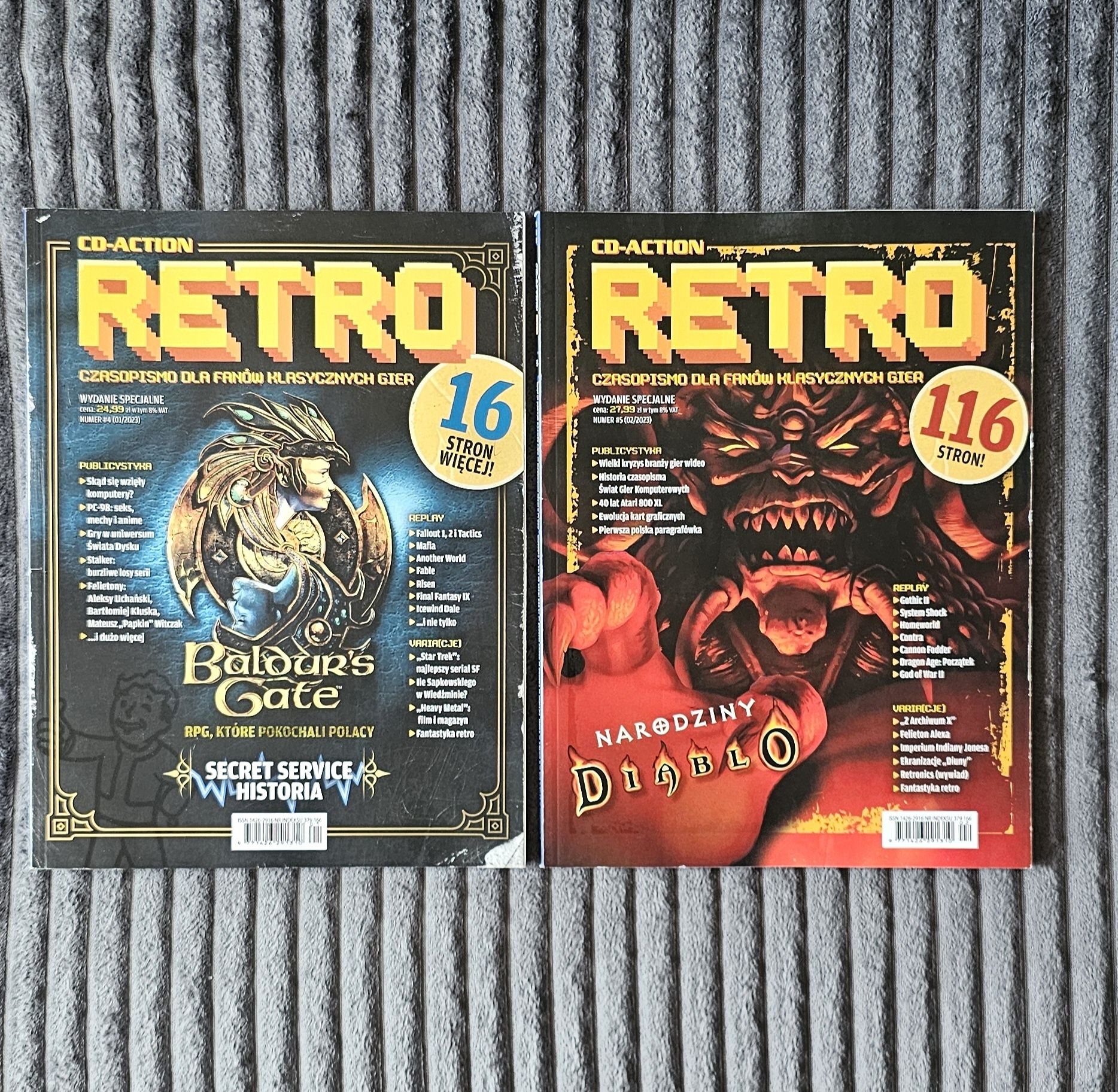 Retro magazyn CD-Action 01 i 02/2023 Diablo Baldurs Gate