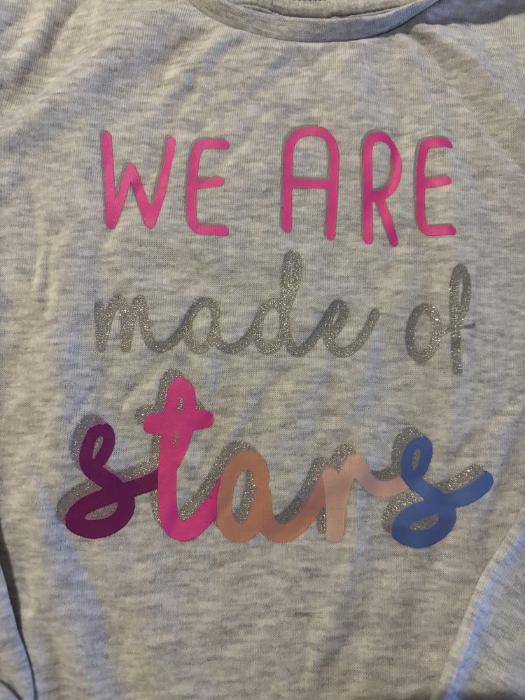 Bluza / bluzka dla dziewczynki We are made of stars