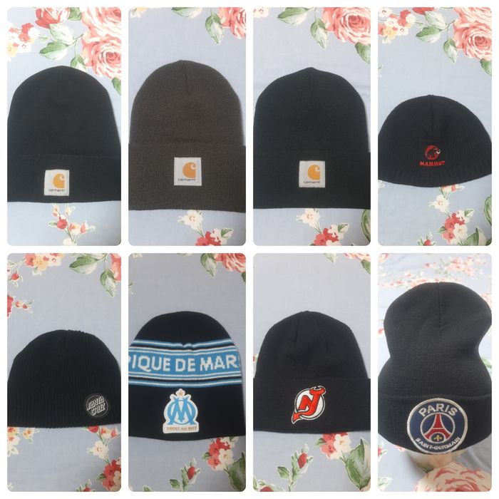 Шапки Carhartt, Santa Cruz, NHL, PSG, Mammut