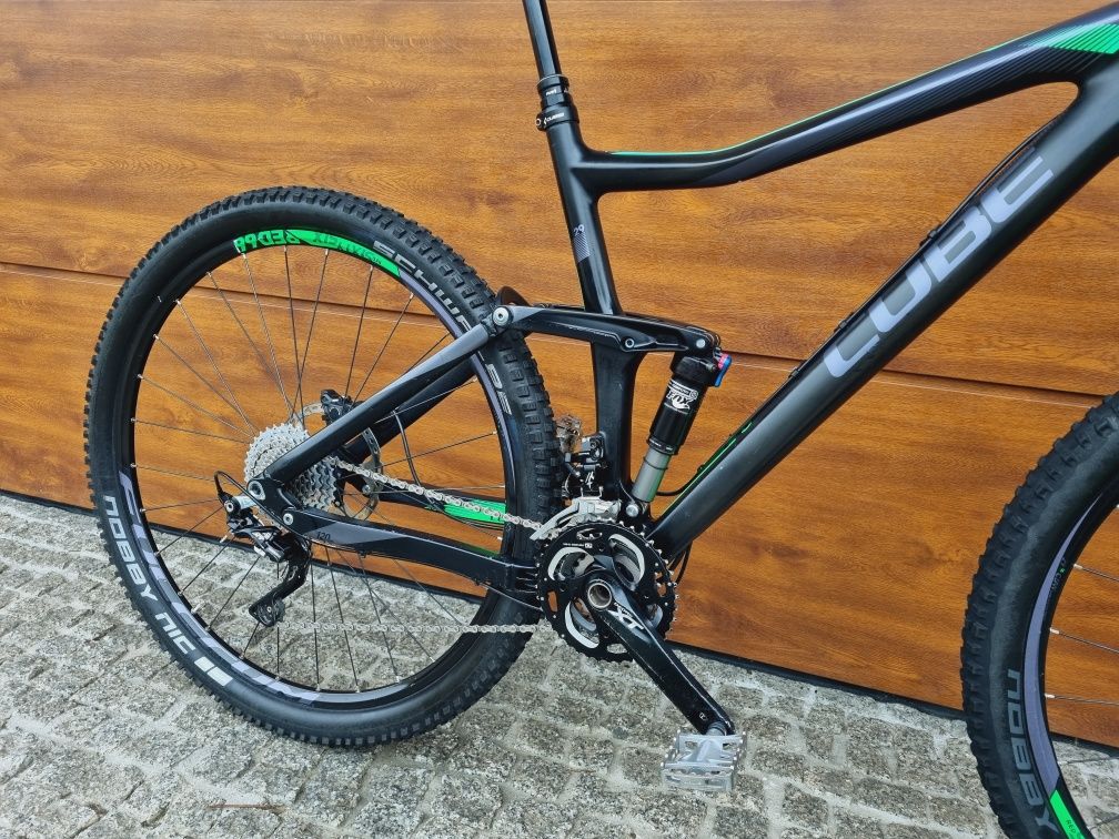 Cube Stereo Carbon 29er, pełne Deore XT, Reba, FOX