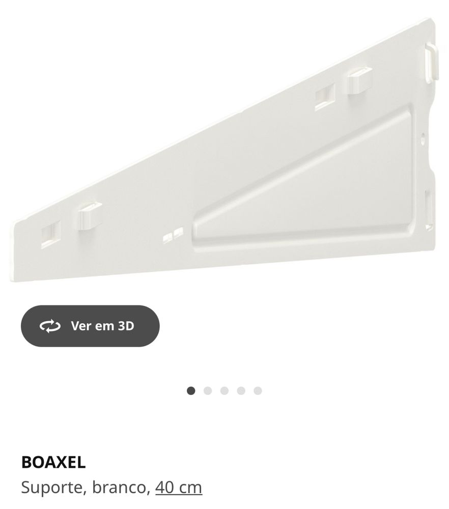 Roupeiro Boaxel Ikea componentes