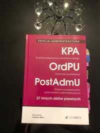 Kodeks postępowania administracyjnego i inne akty prawne