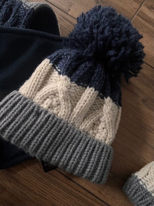 Набір шапка, рукавиці, шарфик next 3-9місяців