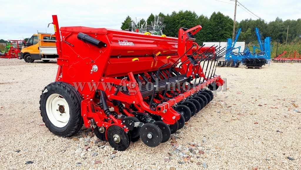 Siewnik zbożowy EURO MASZ 2.5 3m stopkowy talerzowy OZDOKEN AGRO MASZ
