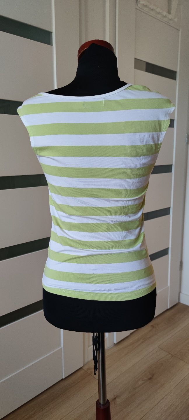 Letni top bluzka koszulka vintage Zara S M y2k coquette lato na lato