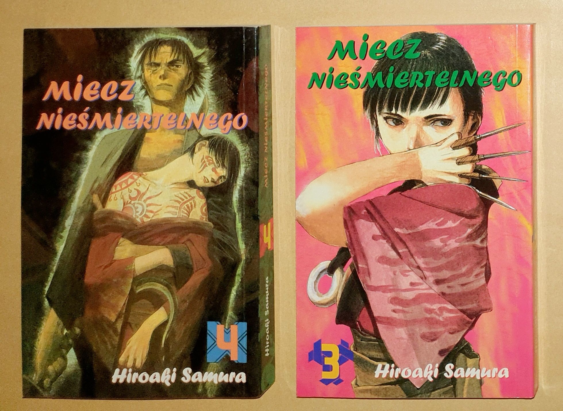 Miecz Nieśmiertelnego tomy 1-5 + 7 Hiroaki Samura