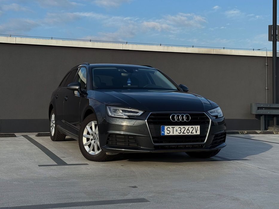 Audi A4 Avant B9, LED, skóry, CarPlay, kamera, manetki, el klapa, induk ładowarka