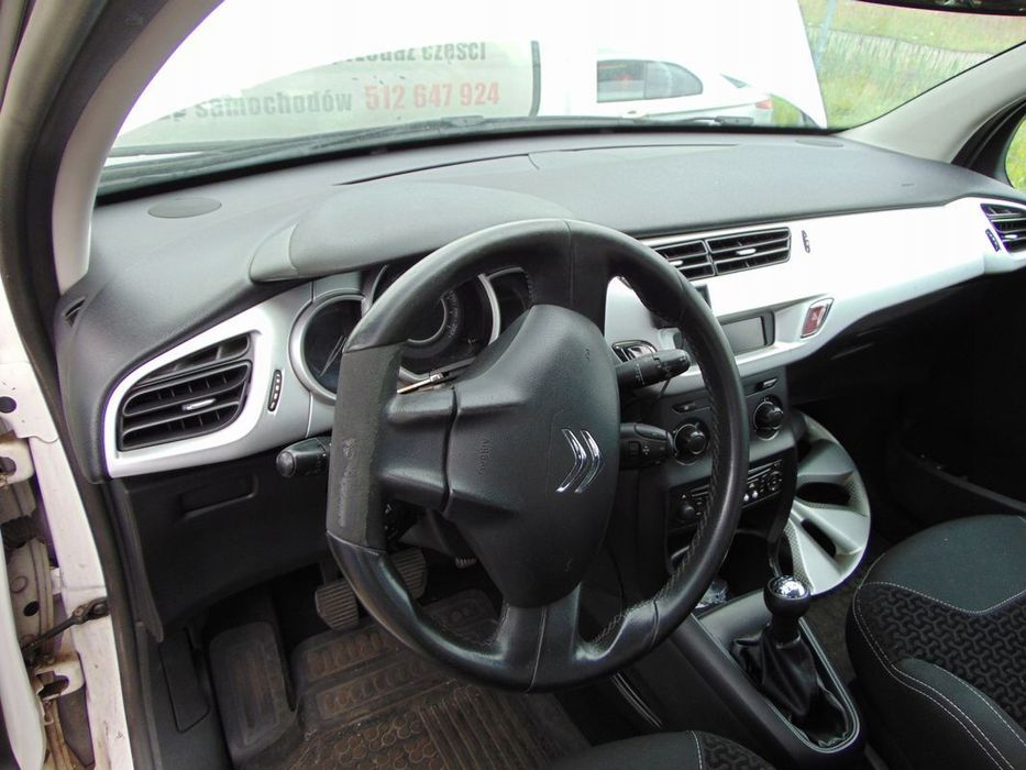 DESKA ROZDZIELCZA PASY PODUSZKI KOKPIT CITROEN C3 II