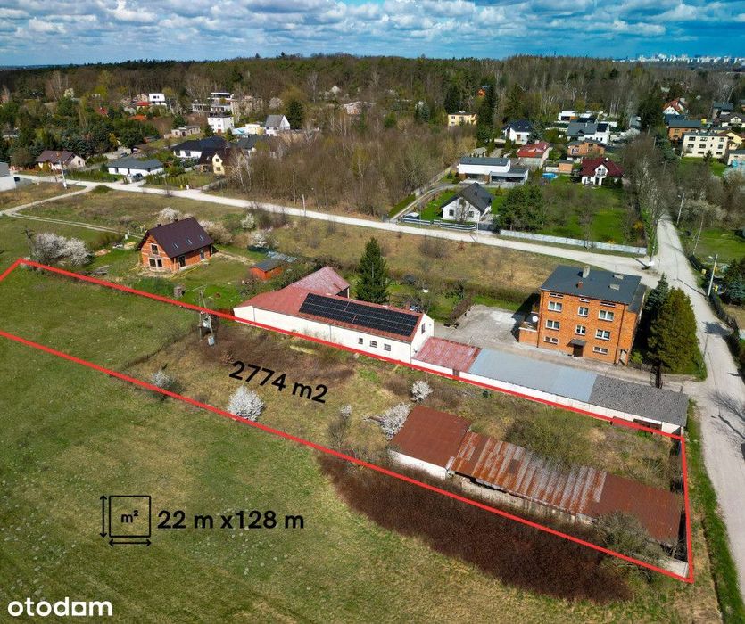 Działka budowlana przy lesie | 2774 m² Stara Gadka