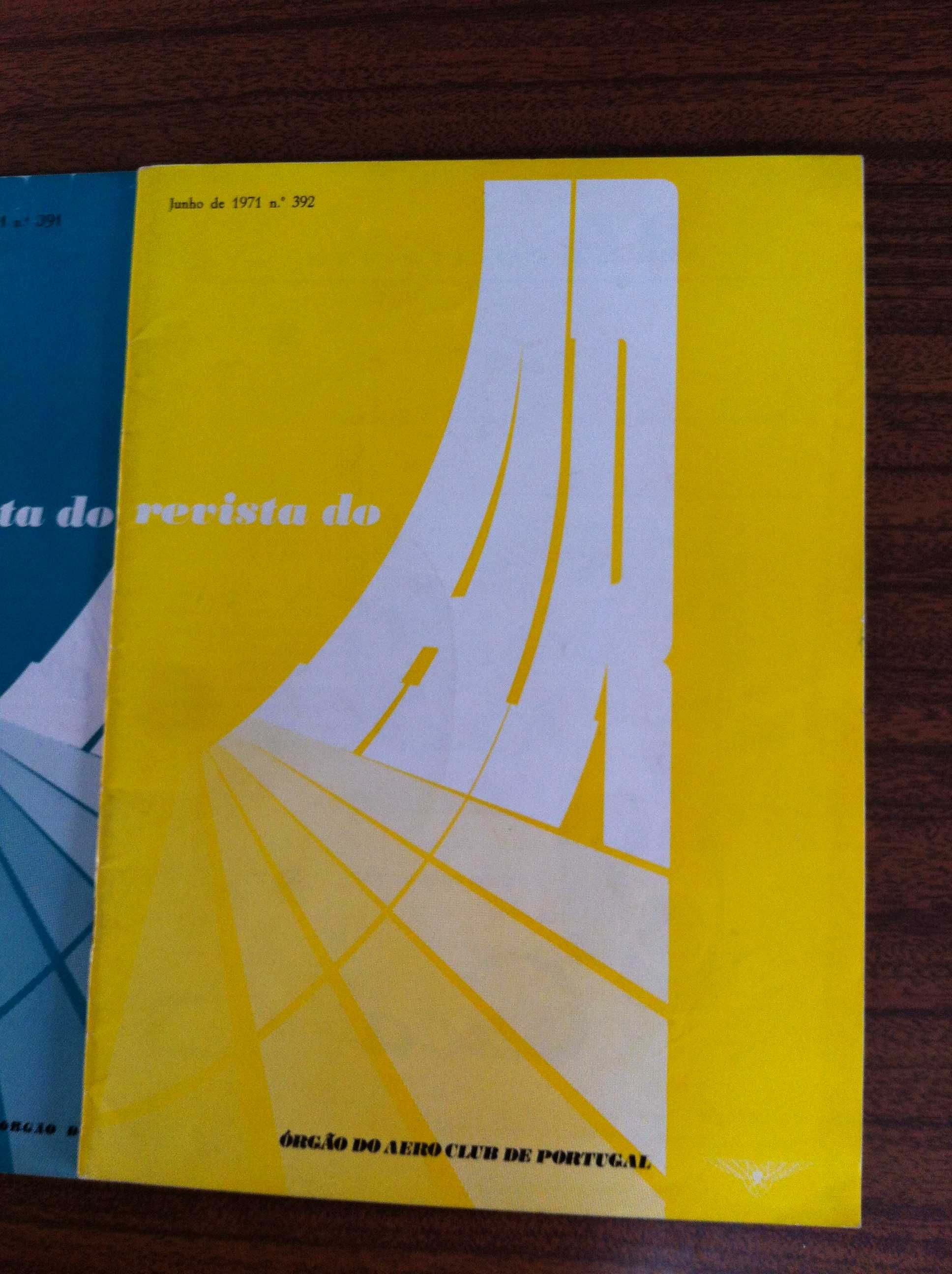 Revista do Ar - Aero Club de Portugal-9 revistas de 1970/71-Aviação