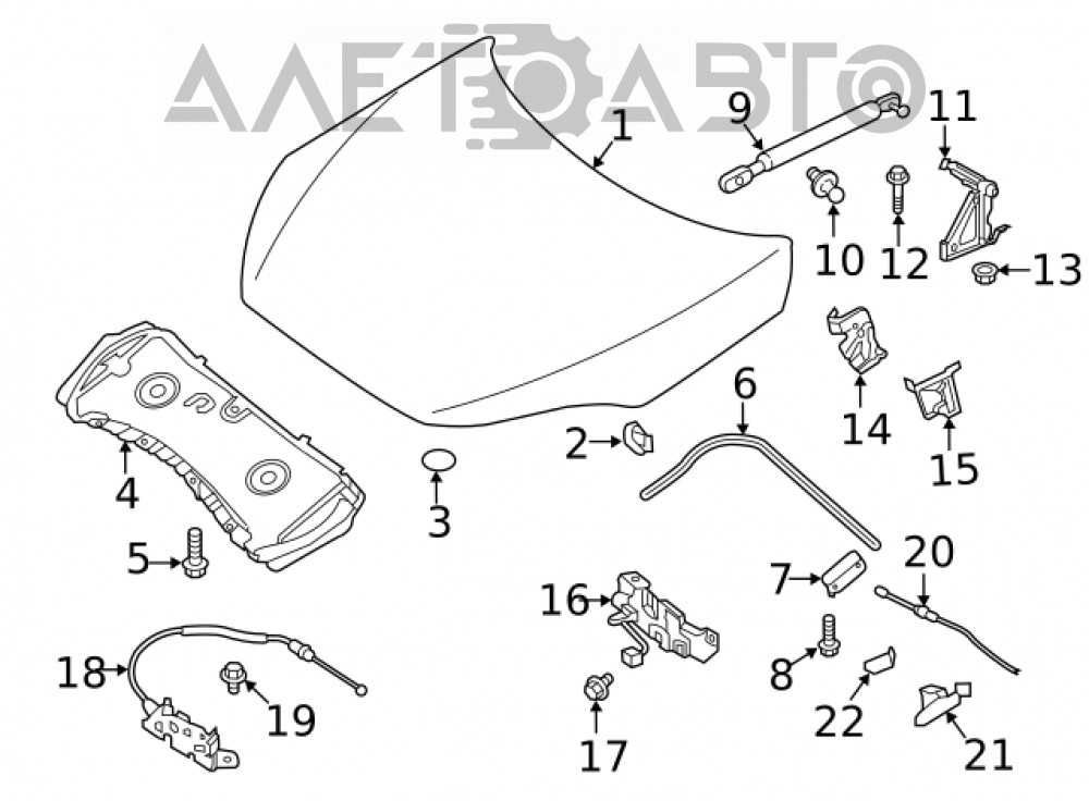 Накладка капота прав Infiniti QX50 19- 80524-5NA0A