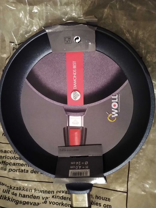 Woll- 3 patelnie, garnek i akcesoria