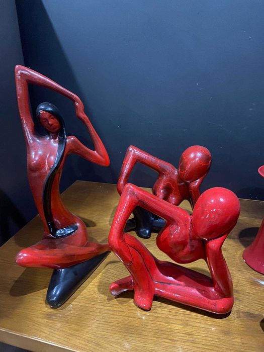 12 Peças de Decoração Vermelhas