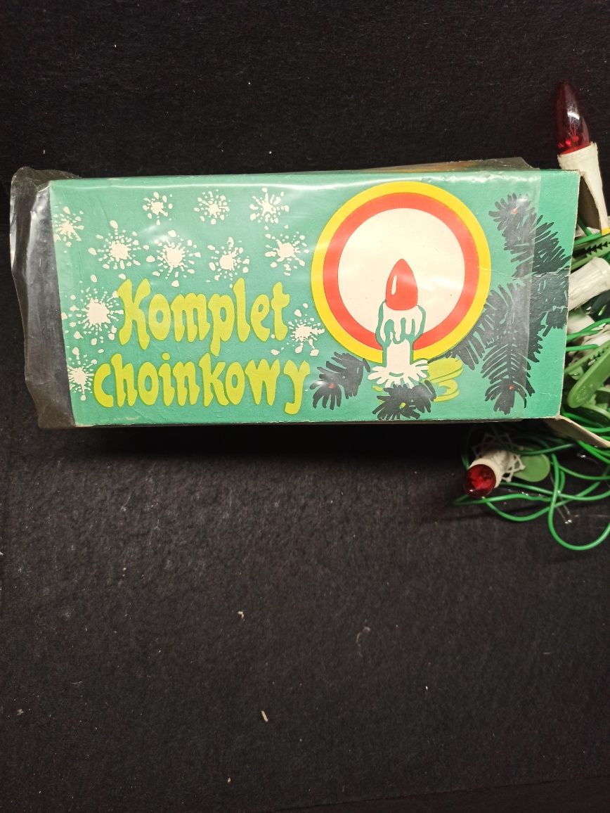 Lampki choinkowe PRL