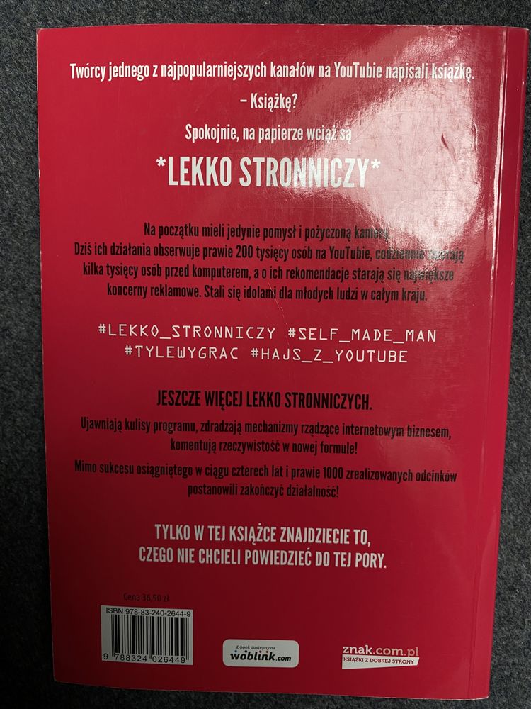 Książka Lekko stronniczy Karol Paciorek Włodek Markowicz