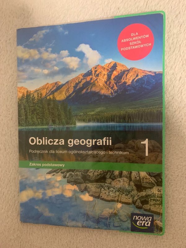 Podręcznik do geografii pierwsza klasa technikum lub liceum