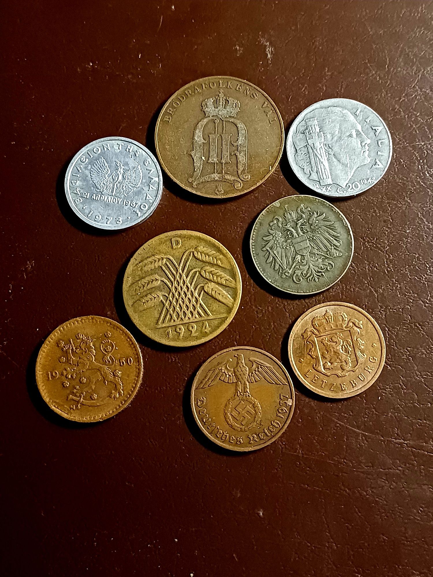 Набор монет Европы