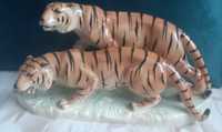 Tygrys tygrysy figurka porcelanowa