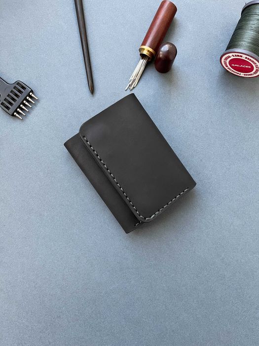 Шкіряний гаманець ручної роботи, кошелек ручной работы