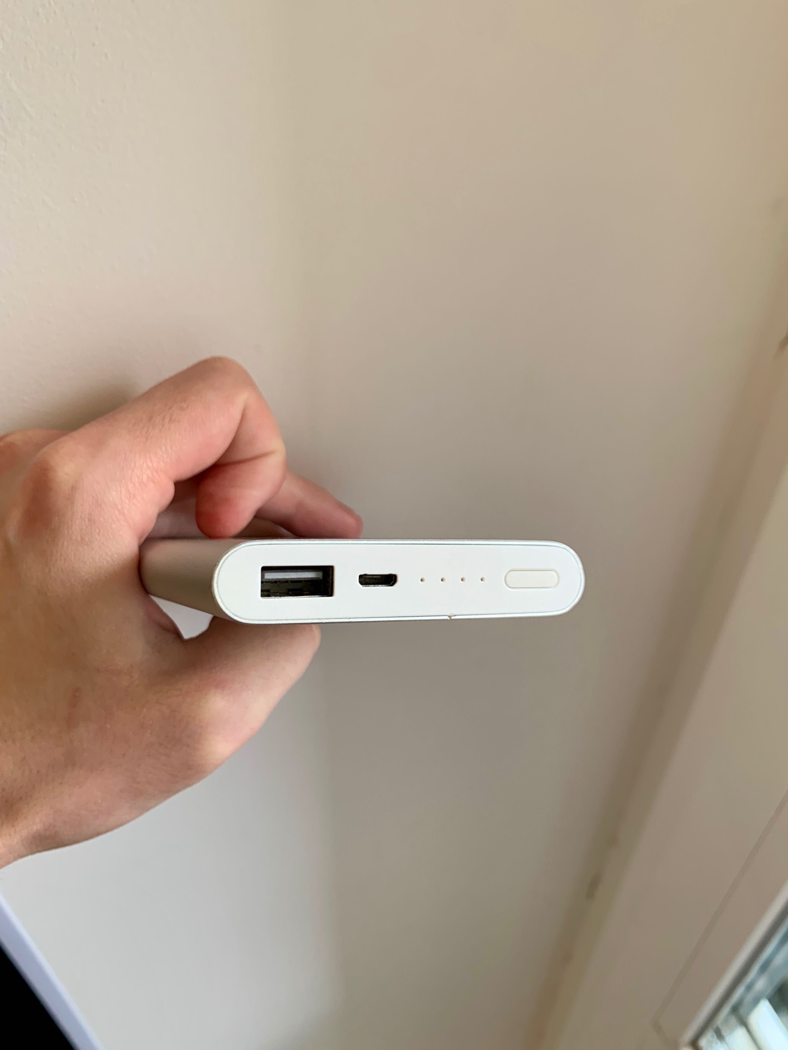 Оригінальний Xiaomi павербанк Mi PowerBank 2 10000 mAh Silver УМБ 15W