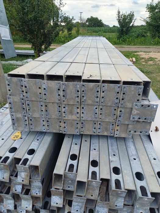 Słupy, słupki, profile zamknięte ocynkowane 100x50x2.7 lub 3.2 lub 4mm