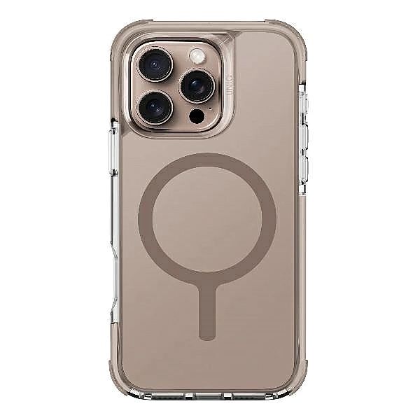 UNIQ etui Combat iPhone 16 Pro Max 6.9" Magclick Charging złoty/taupe