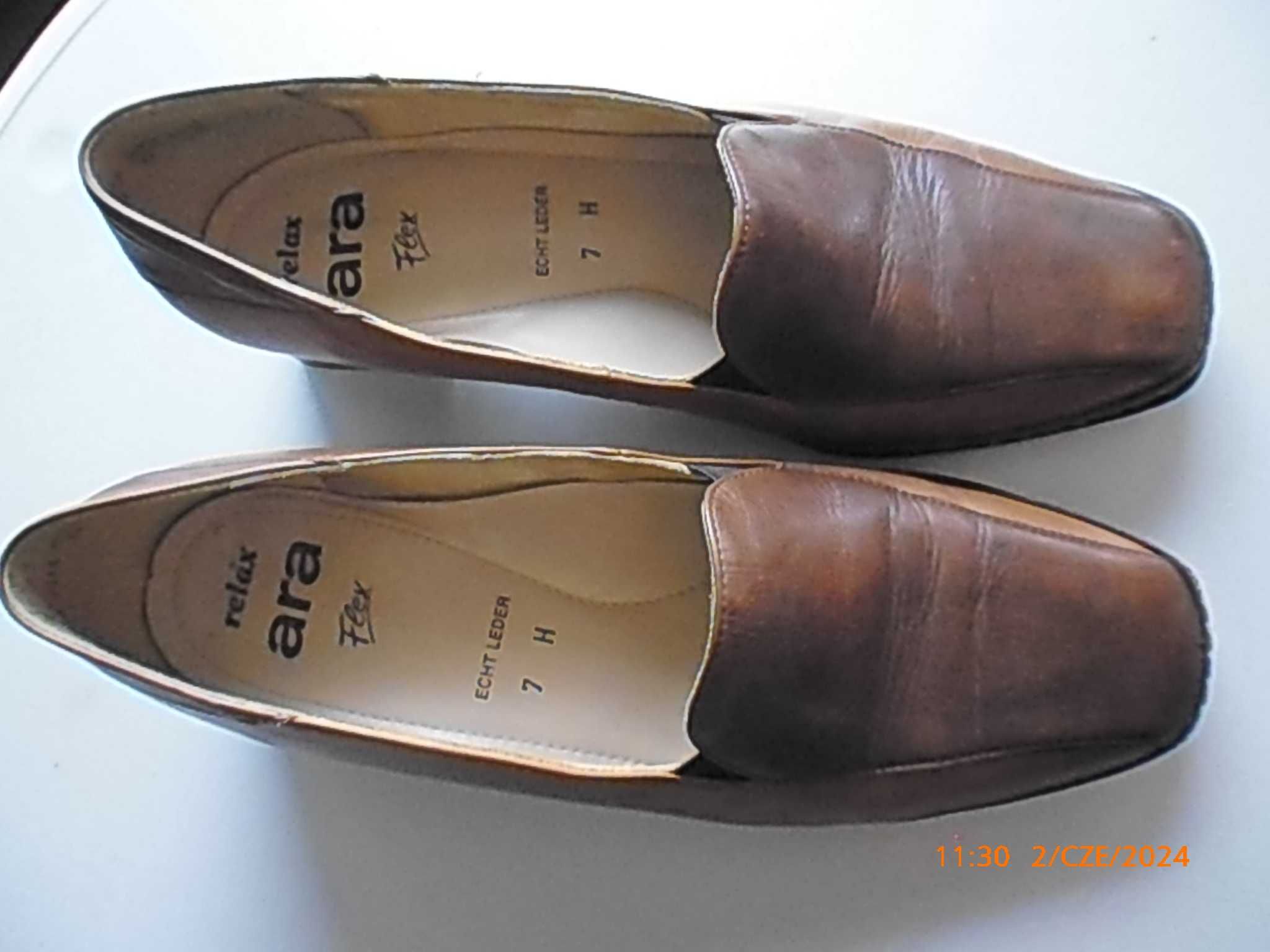 Butu skórzane firmy ARA roz.7  27cm