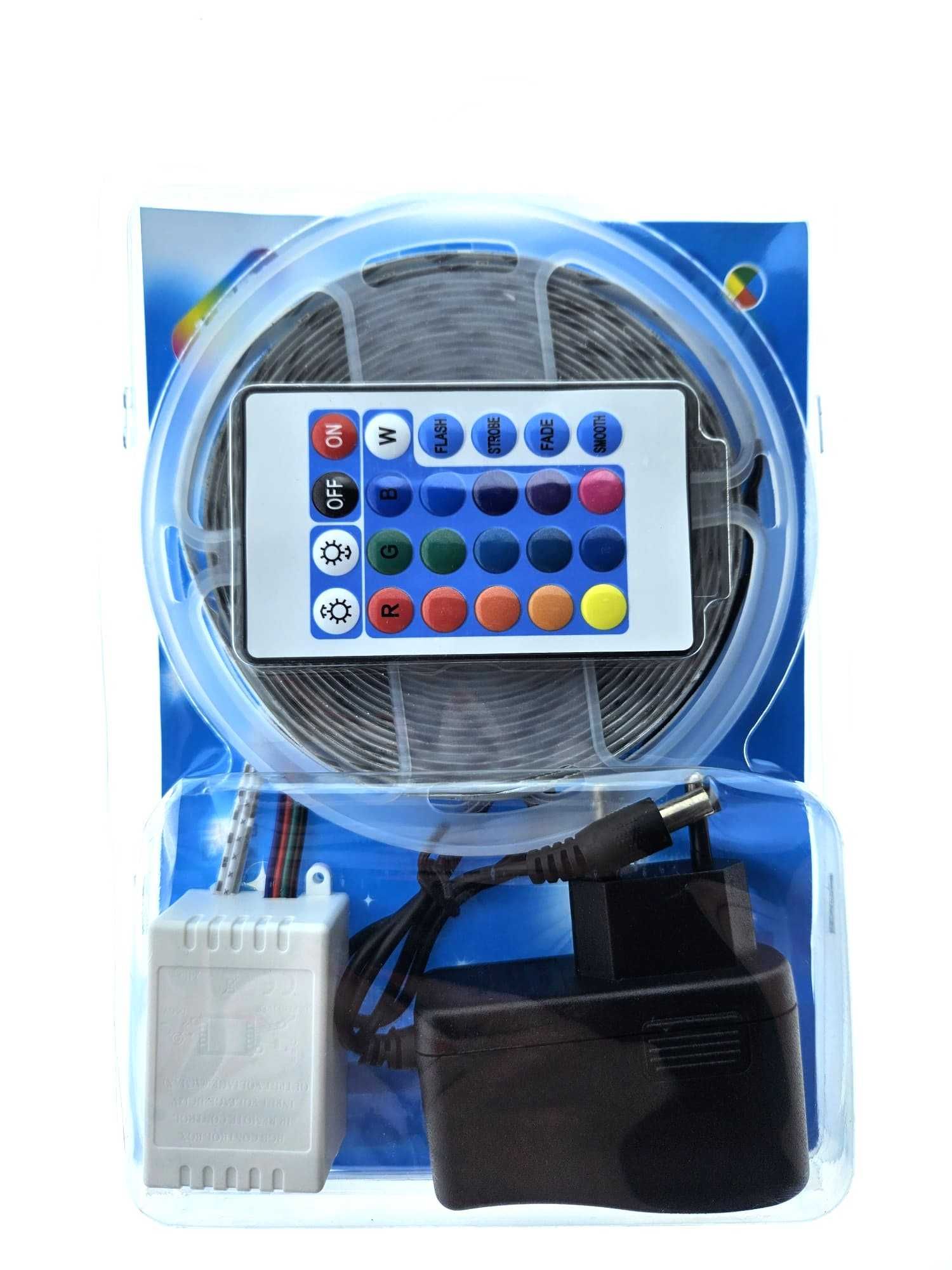 Dekoracyjny LED RGB 12V, 5m