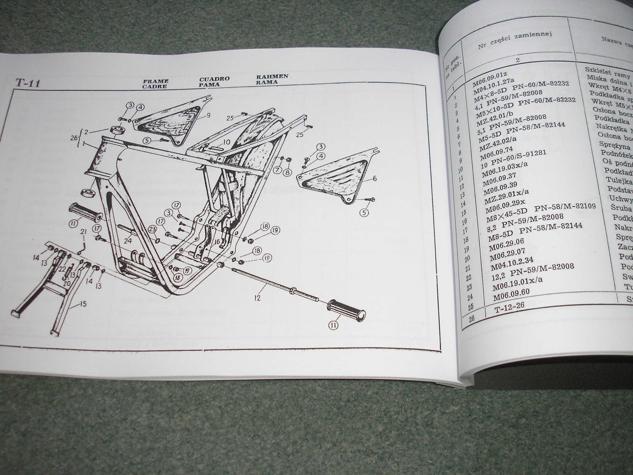 WSK 125 M06-64 Katalog części