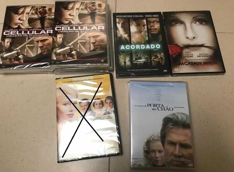 Filmes em DVD - Novos e embalados