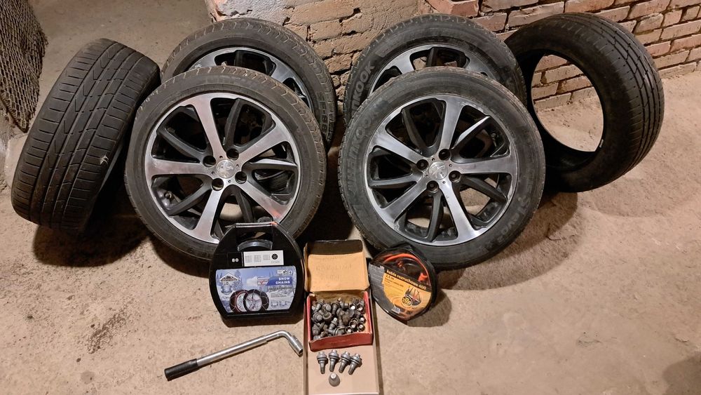 Felgi aluminiowe 17 cali Peugeot z oponami