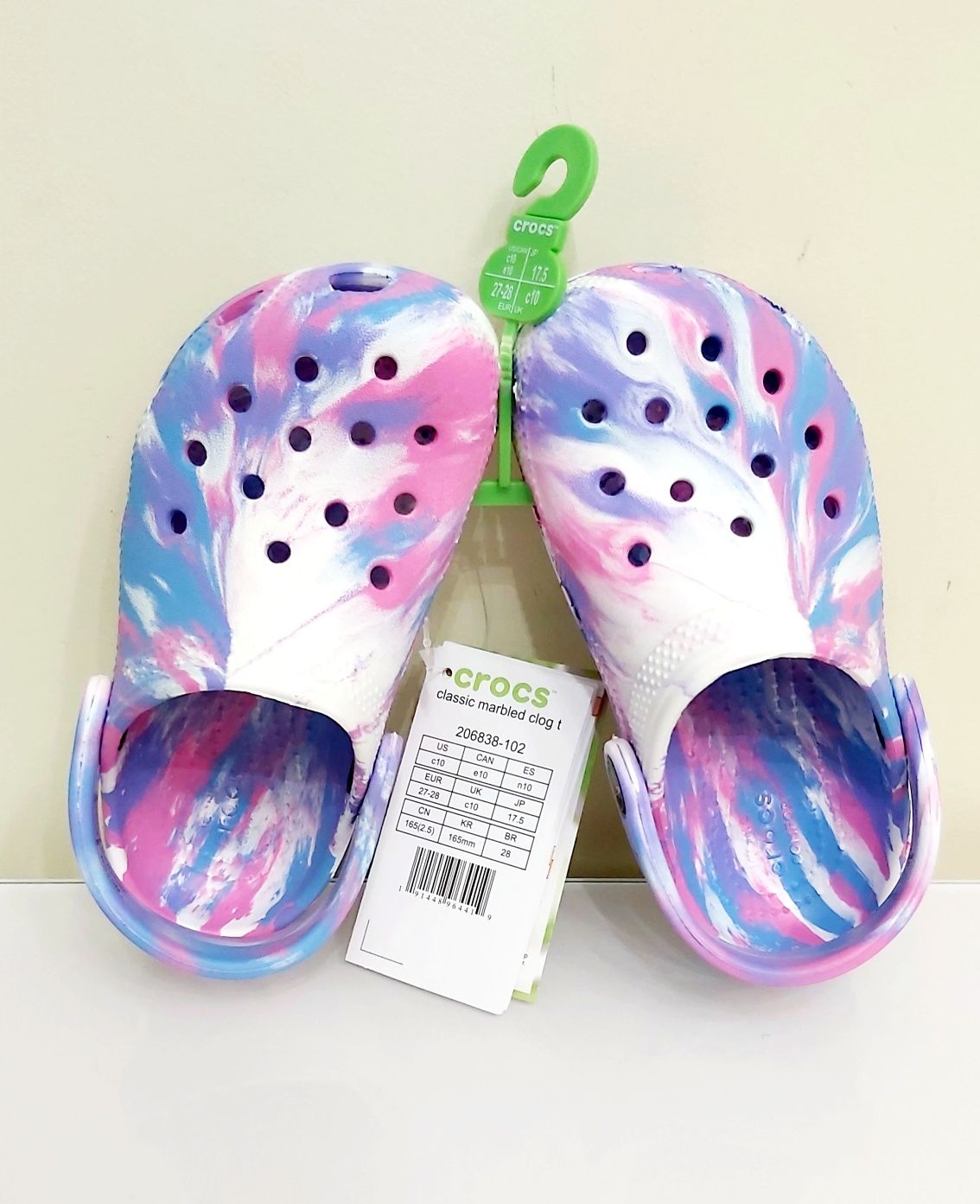 Crocs Classic Marbled Clog кроксы крокси клоги оригінал C9, 25, 26 р