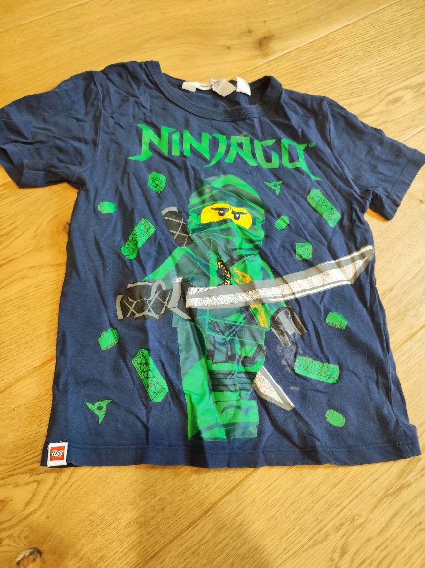 Koszulki chłopięce Mario, Ninjago rozmiar 110