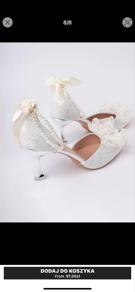 Buty ślubne r 38