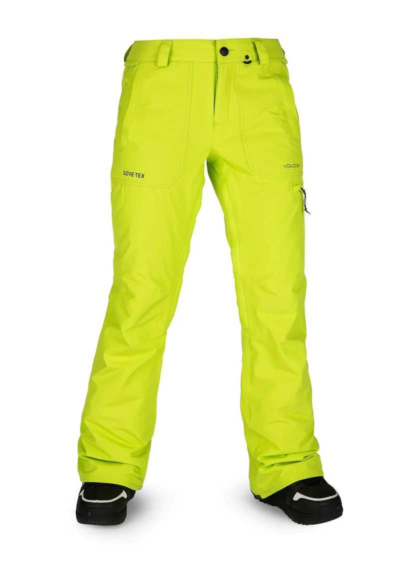 Spodnie damskie Volcom Knox Ins Gore-TEX S M Lime burton dope
