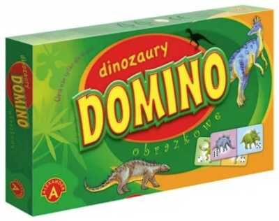 Domino obrazkowe - dinozaury ALEX