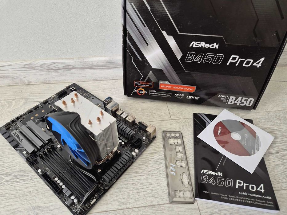 AM4 сет AMD Ryzen 7 2700X 8ядер\16потоків +плата B450 +башта. TRADE-IN